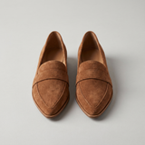 Helen Pointed Toe Contrast Strap Loafer