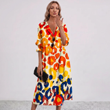 Paula Botanical Print Maxi Dress