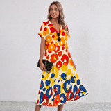 Paula Botanical Print Maxi Dress