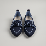 Maricela Pointed Toe Bow Loafer