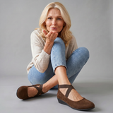 Jynna Cross Strap Ballet Flat