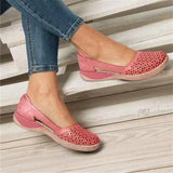 Cutout Slip-On Orthopedic Flats