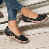 Cutout Slip-On Orthopedic Flats