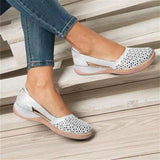 Cutout Slip-On Orthopedic Flats