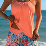 Ocean Print Tankini Set