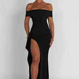 Off-The-Shoulder Maxi Dress