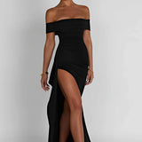 Off-The-Shoulder Maxi Dress