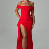 Off-The-Shoulder Maxi Dress
