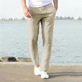 Casual Drawstring Tapered Pants