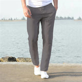 Casual Drawstring Tapered Pants