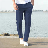 Casual Drawstring Tapered Pants