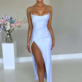 Open Back Maxi Dress