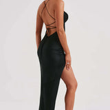 Open Back Maxi Dress