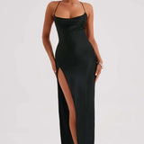 Open Back Maxi Dress