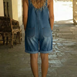 Denim Short Dungarees