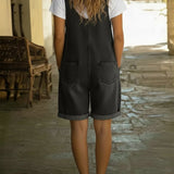 Denim Short Dungarees