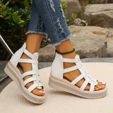 Platform Gladiator Wedges