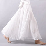 Bohemian Flared Maxi Skirt